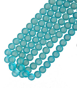 Frosted Beads 10mm/Each 40 beads per strand