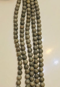 Quartz, Jasper,& Amazonite  Beads 10mm/ Each 38 beads per strand