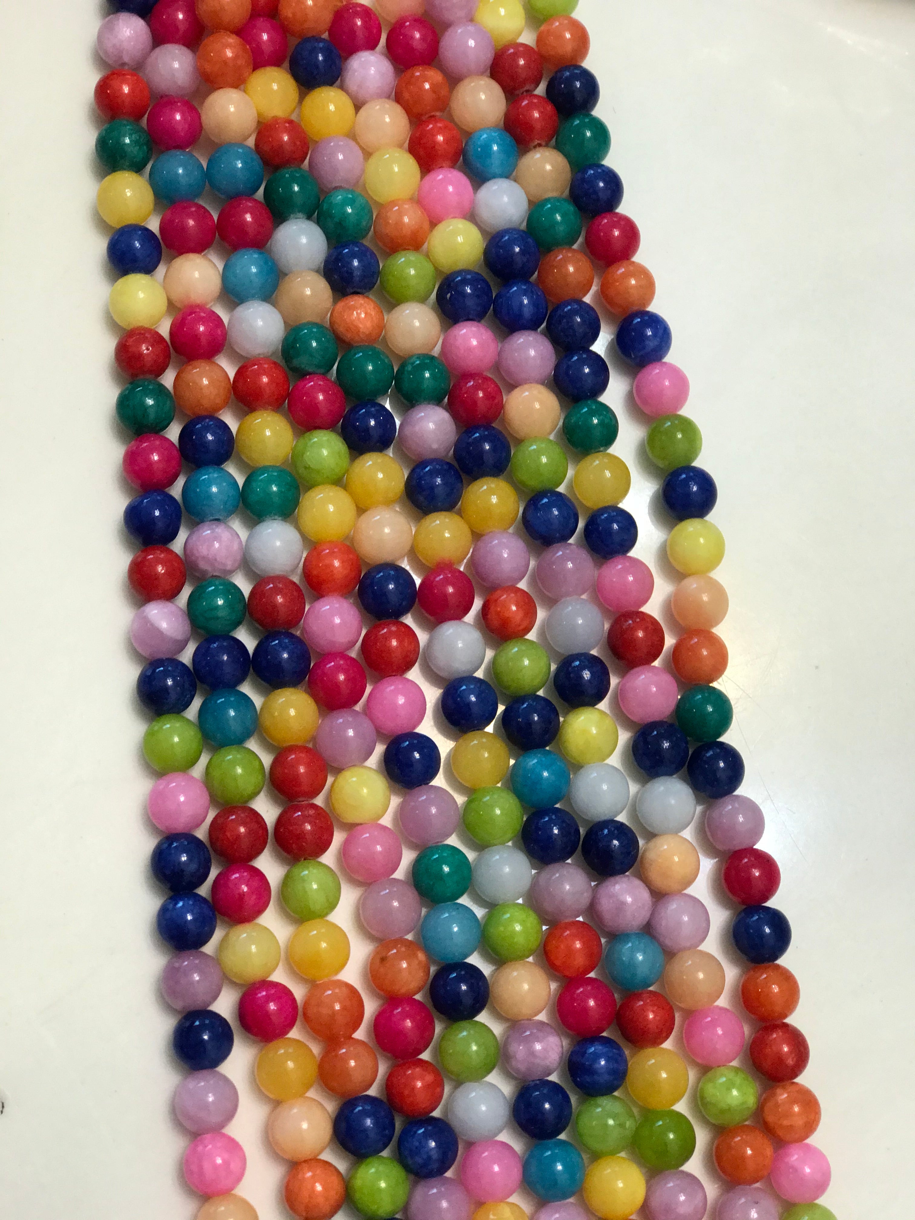 Jade Gemstone Beads 10mm/ Each