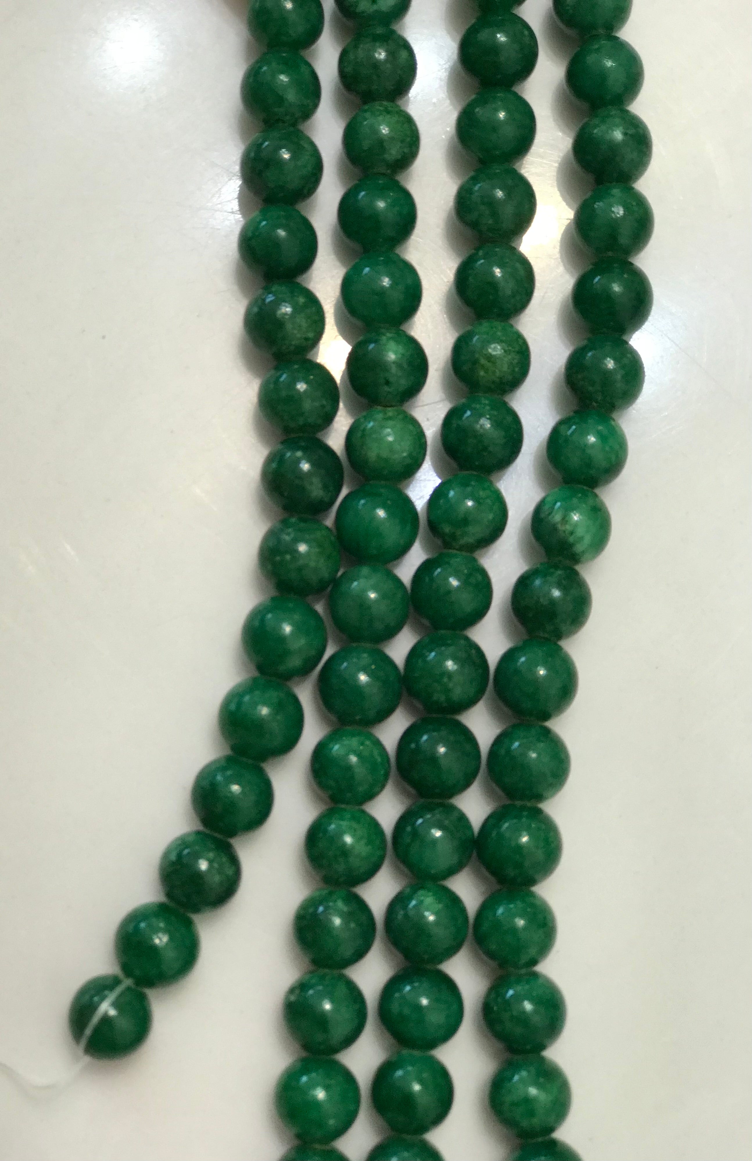 Jade Gemstone Beads 10mm/ Each