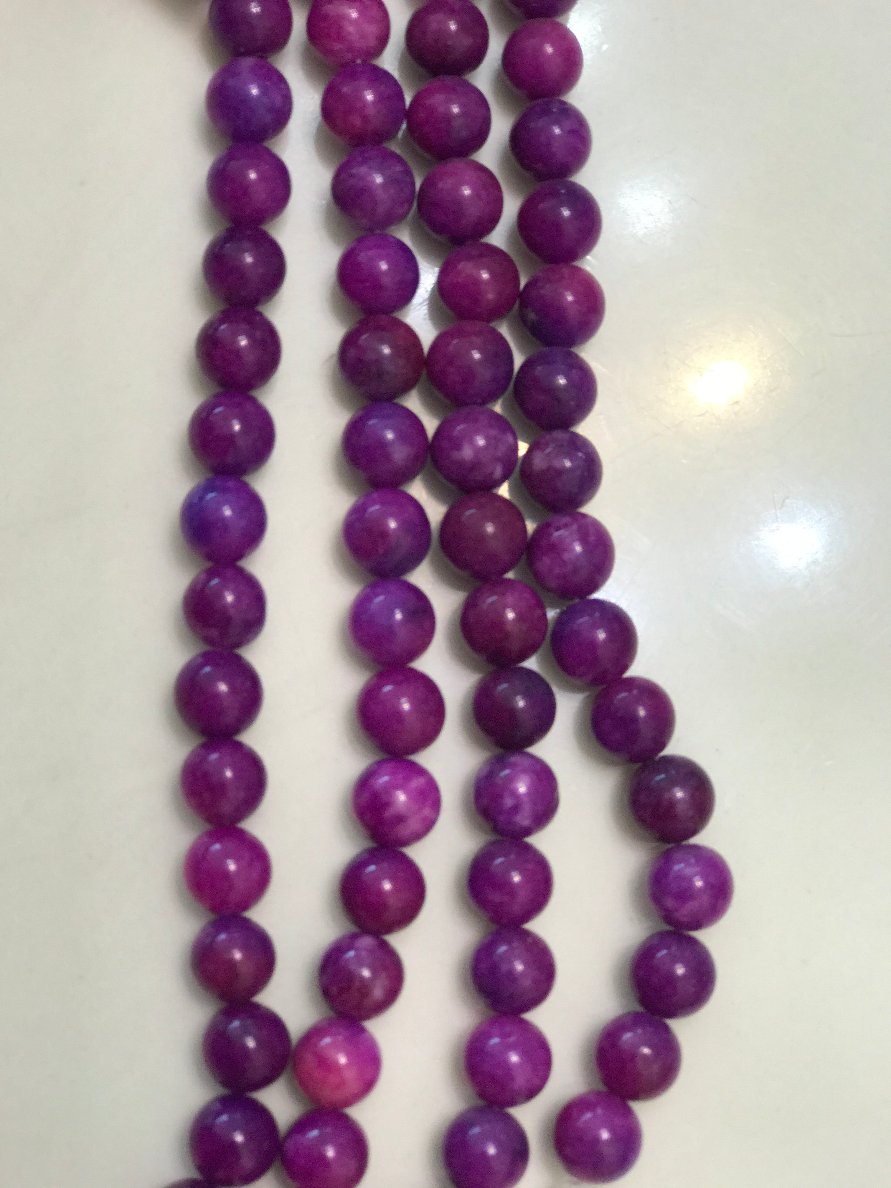 Jade Gemstone Beads 10mm/ Each