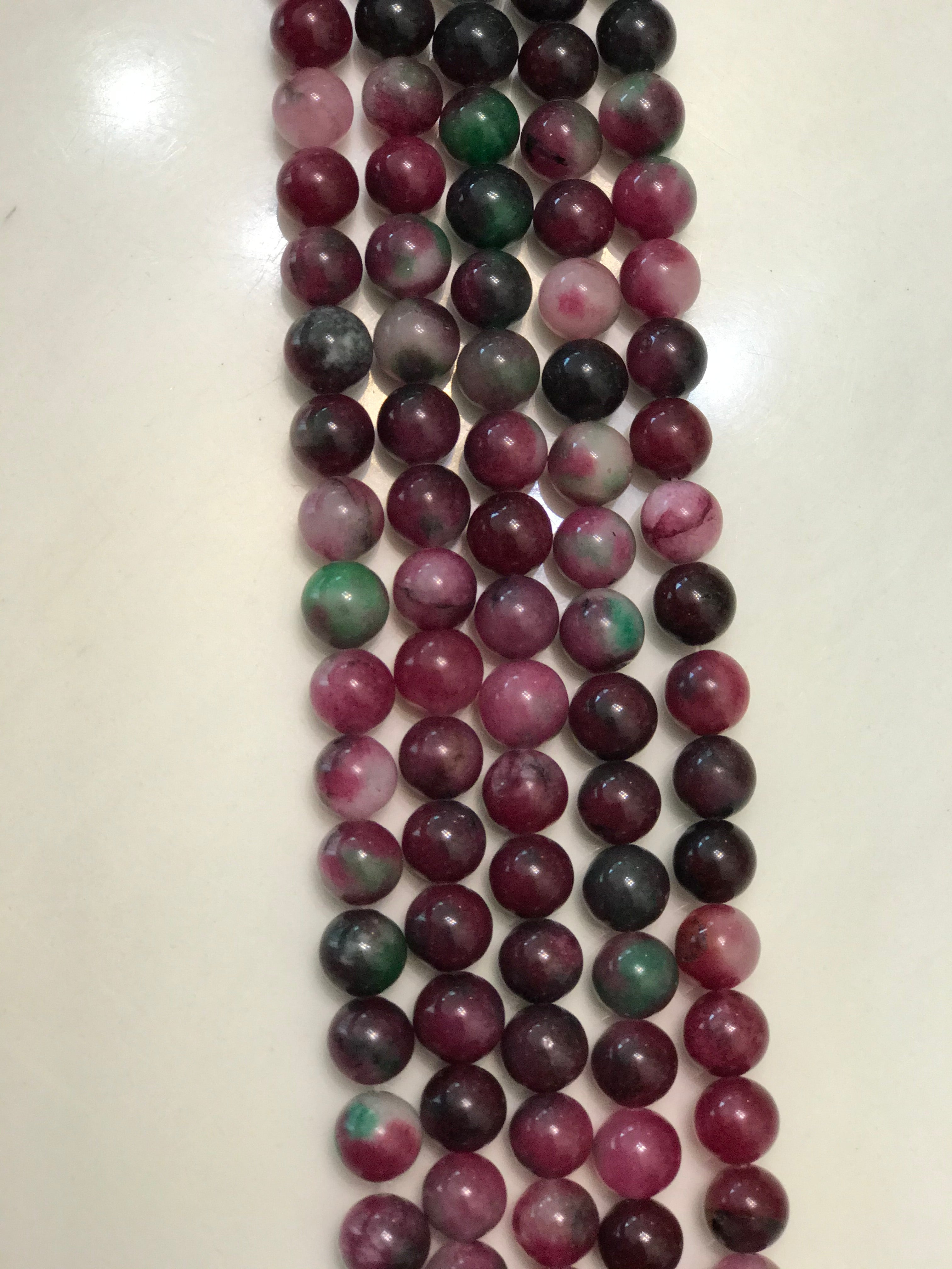 Jade Gemstone Beads 10mm/ Each