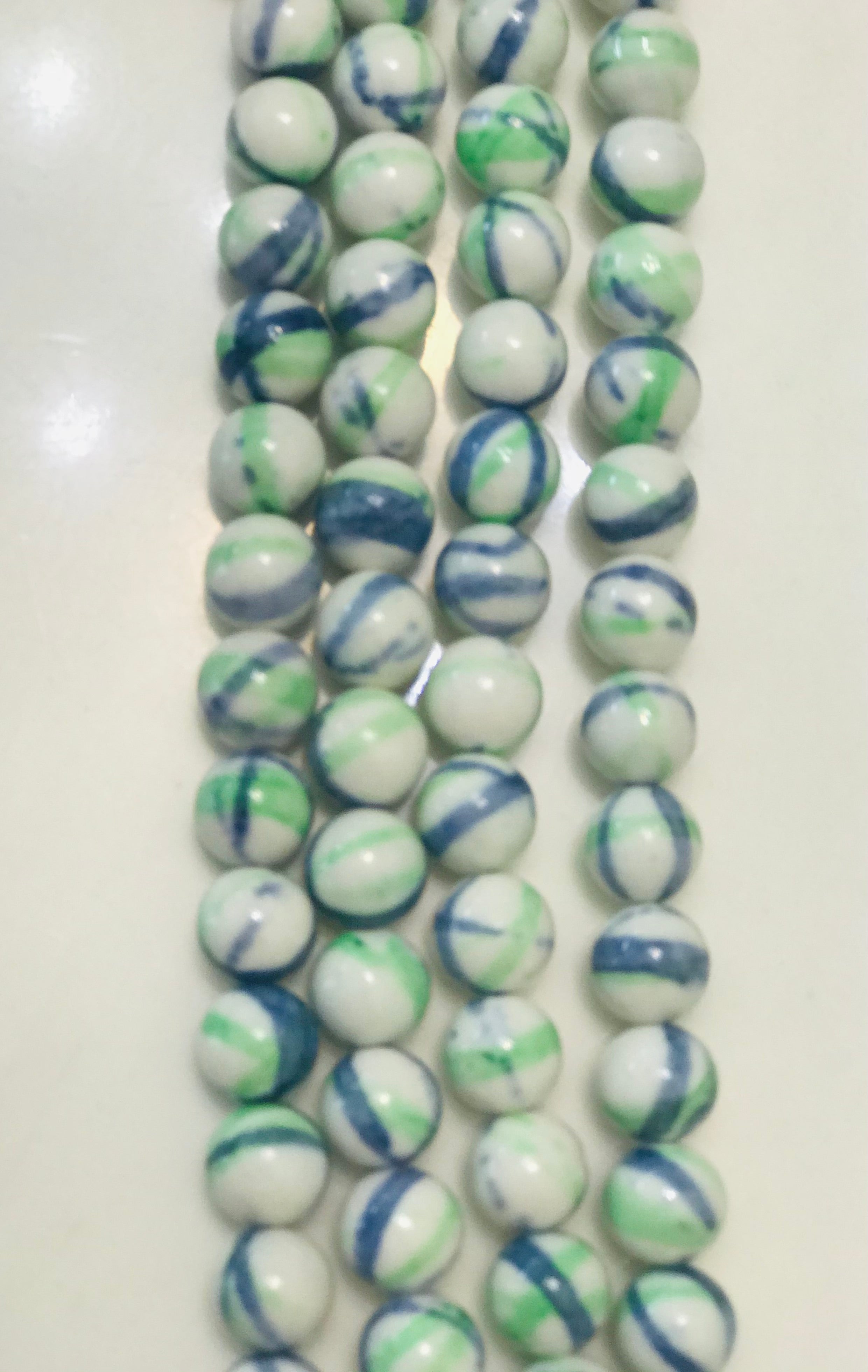 Jade Gemstone Beads 10mm/ Each