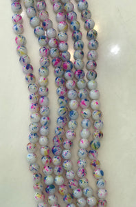 Speckled Beads 10mm/ Each 40 beads per strand