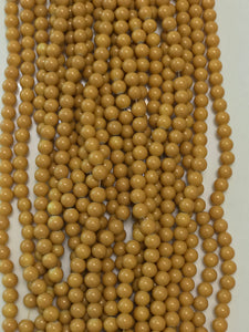 Solid Color Glass Beads 10mm/Each 40 beads per strand