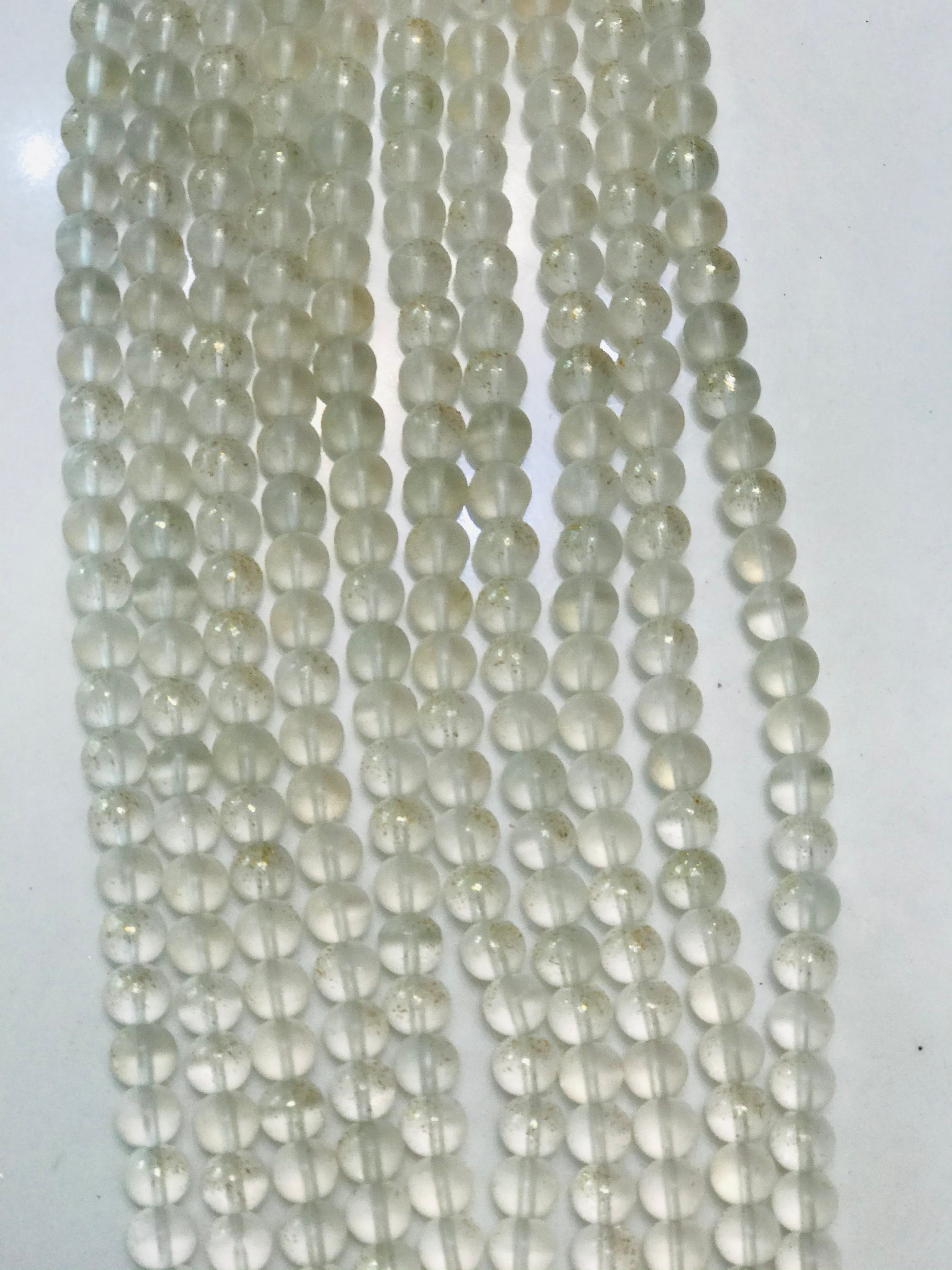 Frosted Beads 10mm/Each 40 beads per strand