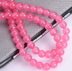 Jelly & Clear Transparent 10mm/ Each 40 beads per strand