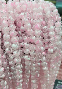 Jelly & Clear Transparent 10mm/ Each 40 beads per strand