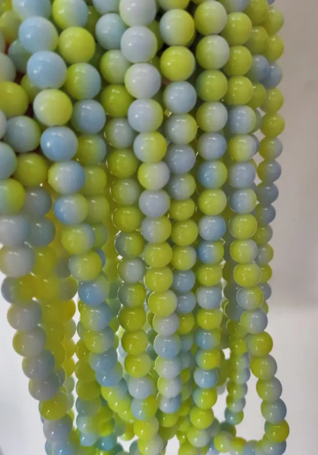 Marble beads 10mm/Each 40 beads per strand