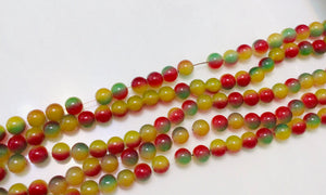 Jelly & Clear Transparent 10mm/ Each 40 beads per strand